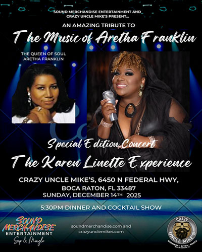 The Karen Linette Experience: Aretha Franklin Tribute flyer