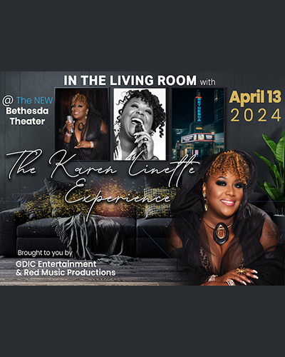In The Living Room With the Karen Linette Experience flyer